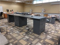 CLASSROOM TABLE TOP DESKS WITH DRAWERS