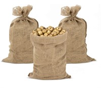 New 8 pack burlap bags 23X40 inches