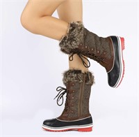 New DREAM PAIRS Women's Mid-Calf Winter Snow