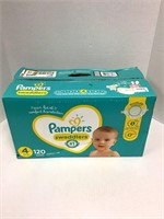 Pampers Swaddlers Disposable Diapers sz 4 120ct