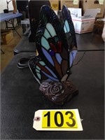 Stained Glass Butterfly Nightlight Working As Is