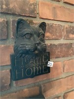 CAST IRON CAT - HOME SWEET HOME