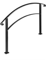 HAPPYBUY FOUR STEP OUTDOOR HANDRAIL FITS ONE OR