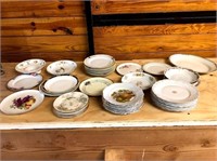 ASSORTED CHINA PLATES