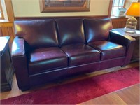 LEATHER CHESTERFIELD
