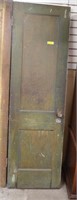 Vintage Wood Door w/Hardware 20 X 80