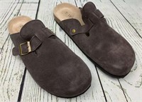 New TF STAR Boston Soft Footbed Clog Cow Suede