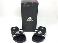 Size 4 Adidas sandals (appear to have been tried