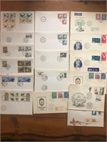 17 European Stamp First Day Issues - Early 70's