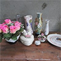 Vases & Faux Flowers
