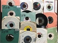 Lot of 14 Classic Rock 45 Records