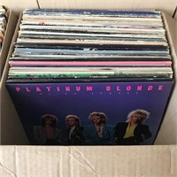 Box Lot of 50 Record LPs