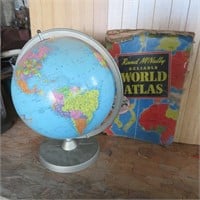 Vintage Globe & Atlas