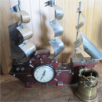 Ship Clock & Décor