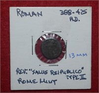 Roman Coin 388-425AD  Rome Mint
