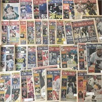 QTY 32 Hockey News Newspapers circa 1990's