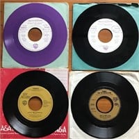 Lot of 4 PRINCE 45 Records - purple vinyl
