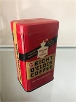 Eight O' Clock Coffee Tin Advertising Bank
