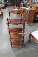 Wood 5 Shelf Display Stand