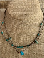 (2) Sterling Silver & Turquoise Native American