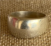 Sterling Silver Band Sz 7.5