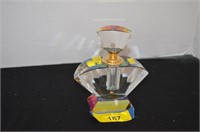 Crystal Perfume Bottle.Very Colorful Prism Effects