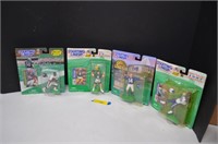 Four Starting Lineup Figurines