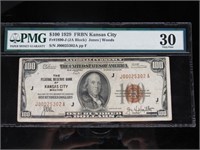 1929 $100 Federal Reserve Bank of Kansas City
