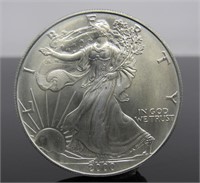 2000 $1 Silver Eagle Silver Commemorative Coin