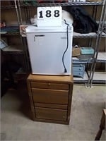 Filing Cabinet and Refrigerator