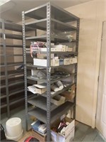 Section Of Metal Shelving