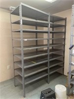 2 Sections of Heavy Duty Metal Shelving