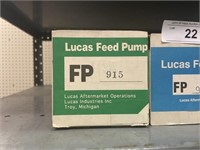 3 Lucas Feed Pumps