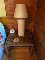 (2) Night Stands, (2) Lamps, Clock
