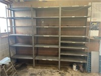 3 Sections of Heavy Duty Shelving