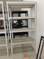 5 tier plastic utility shelves 71"x35"x18"
