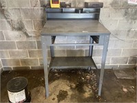 Gray Metal Work Desk