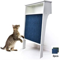IPKIG Cat Scratcher, Console Table with Storage