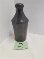 Early stonewear beer bottle