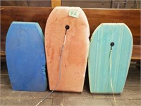 lot of 3 boogie boards