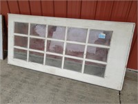 Pair of pane glass doors
