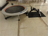trampoline, exercise pedals