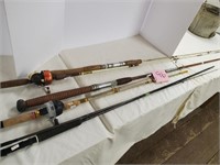 lot of fishing poles