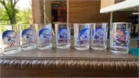 7 DISNEY GLASS CUPS