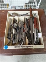 KNIVES FORKS AND SPOONS