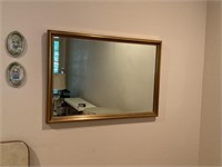 A Giltwood Wall Mirror