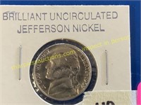 1965 brilliant uncirculated Jefferson nickel