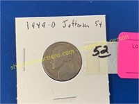 1949-D Jefferson nickel