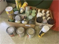 Selection of Sprays- Paint, Etc.
