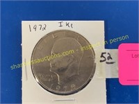 1972 Ike dollar coin